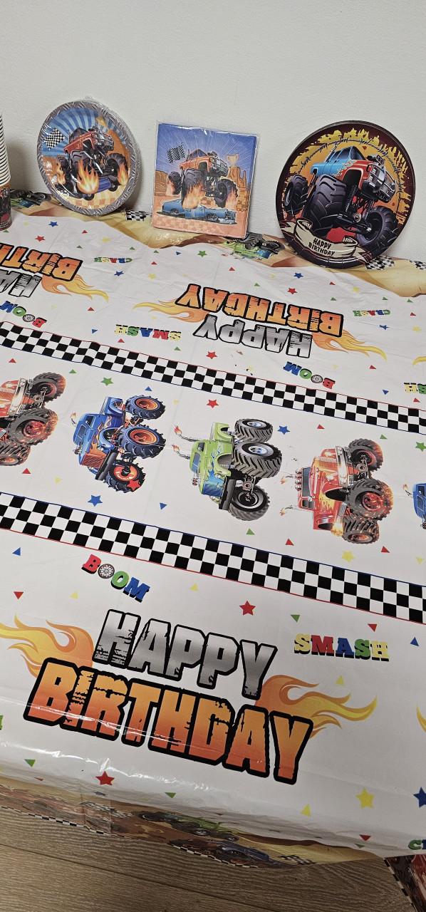 Monster Truck Verjaardag Versiering