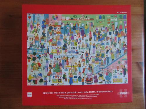 Leuke volledige Hema puzzel van 1000 stukjes, zo goed als nieuw
