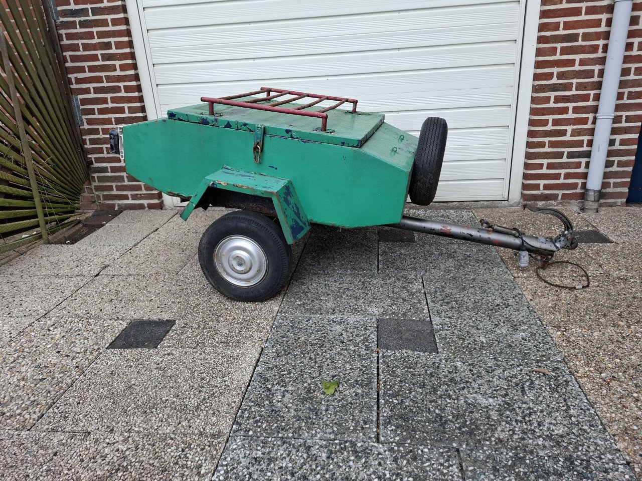 Vintage bagagewagentje