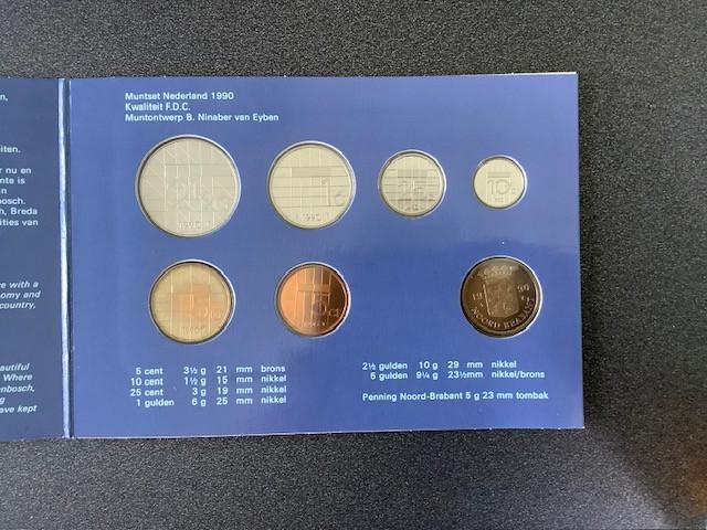 Nederland, FDC jaarset 1990.