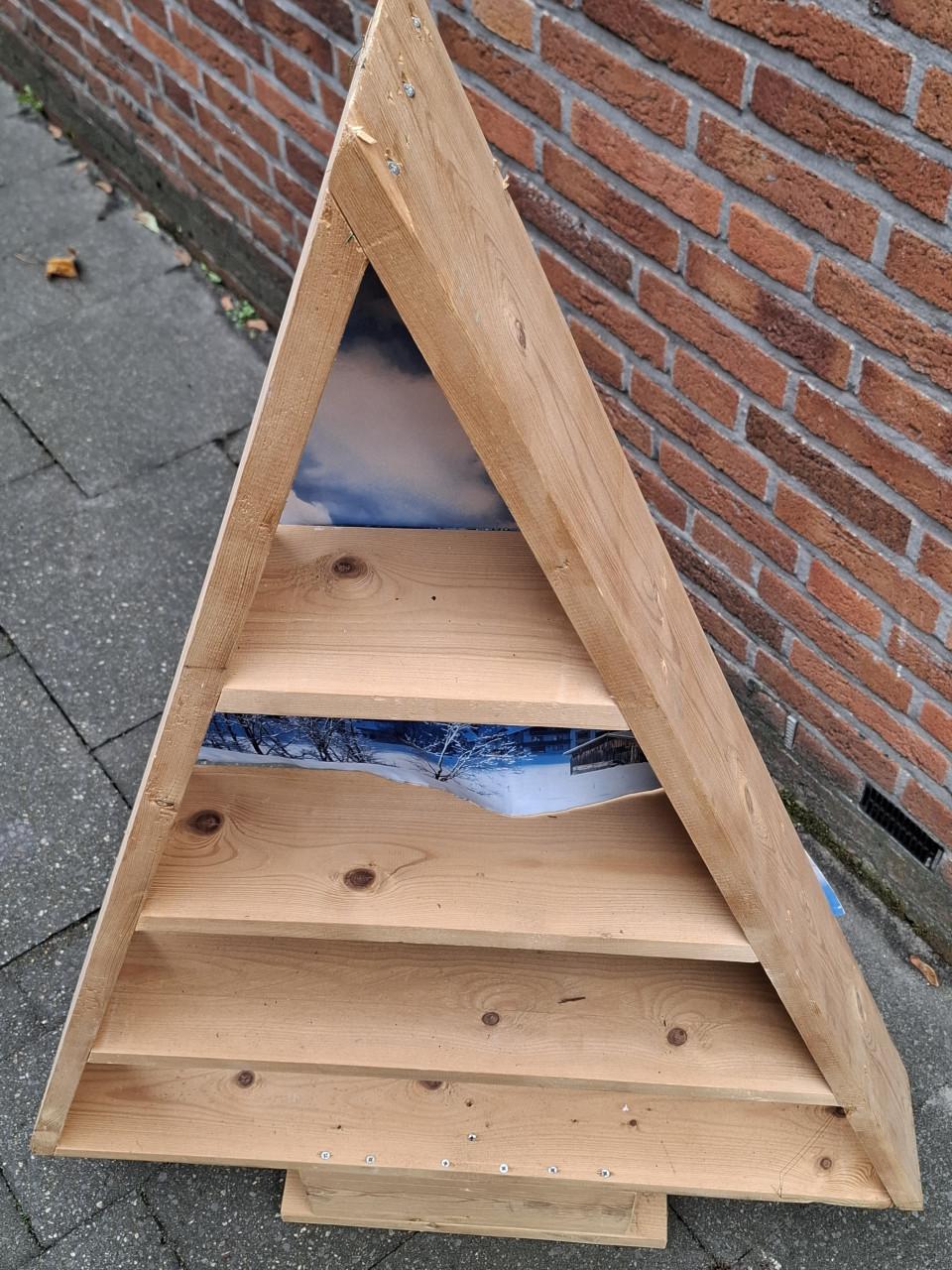 Houten kerstboom