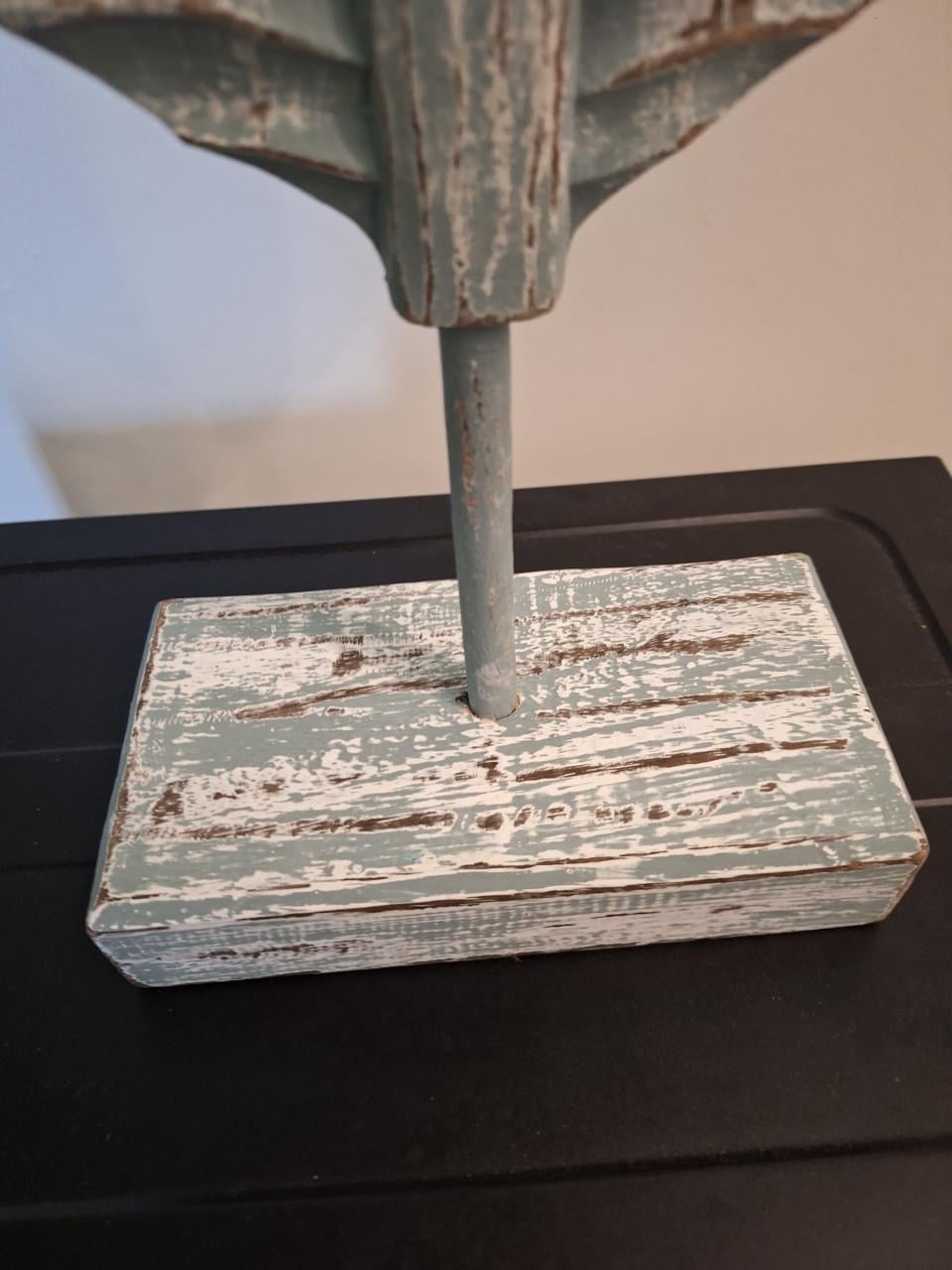 Houten decoratie blad