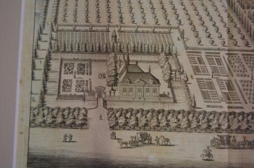 Kopergravure 'T Huys te Watervliet' Heinkenszand Smallegange 1696