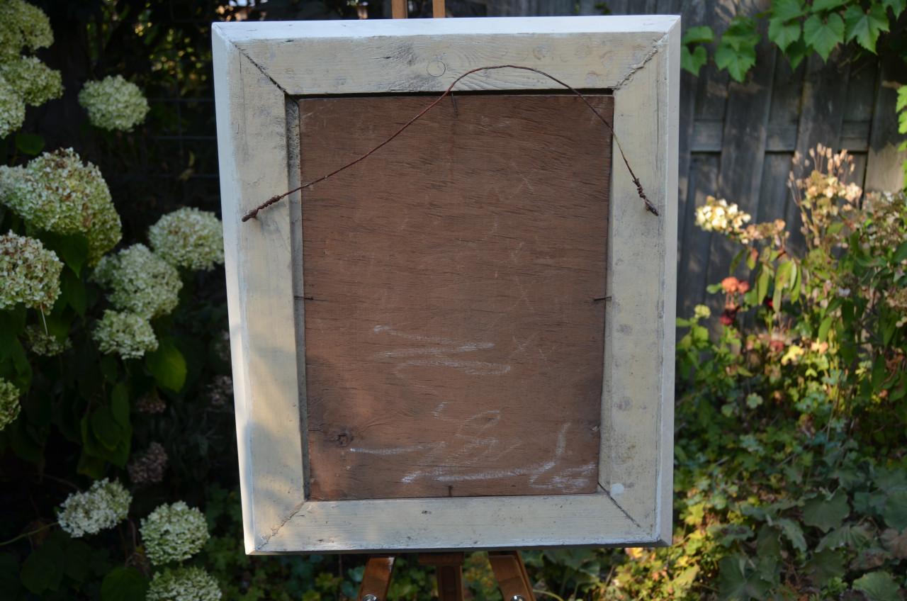 Boerderij gesign. Bamberg olieverf op hout