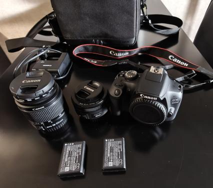 Canon EOS 2000D + 18-55mm f/3.5-5.6 IS II + 50mm