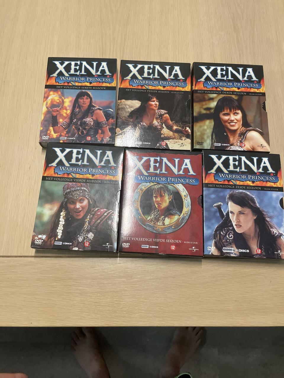 DVD box Xena warrior prinses Deel één twee drie vier vijf zes