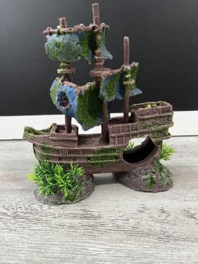 Gezonken schip aquarium