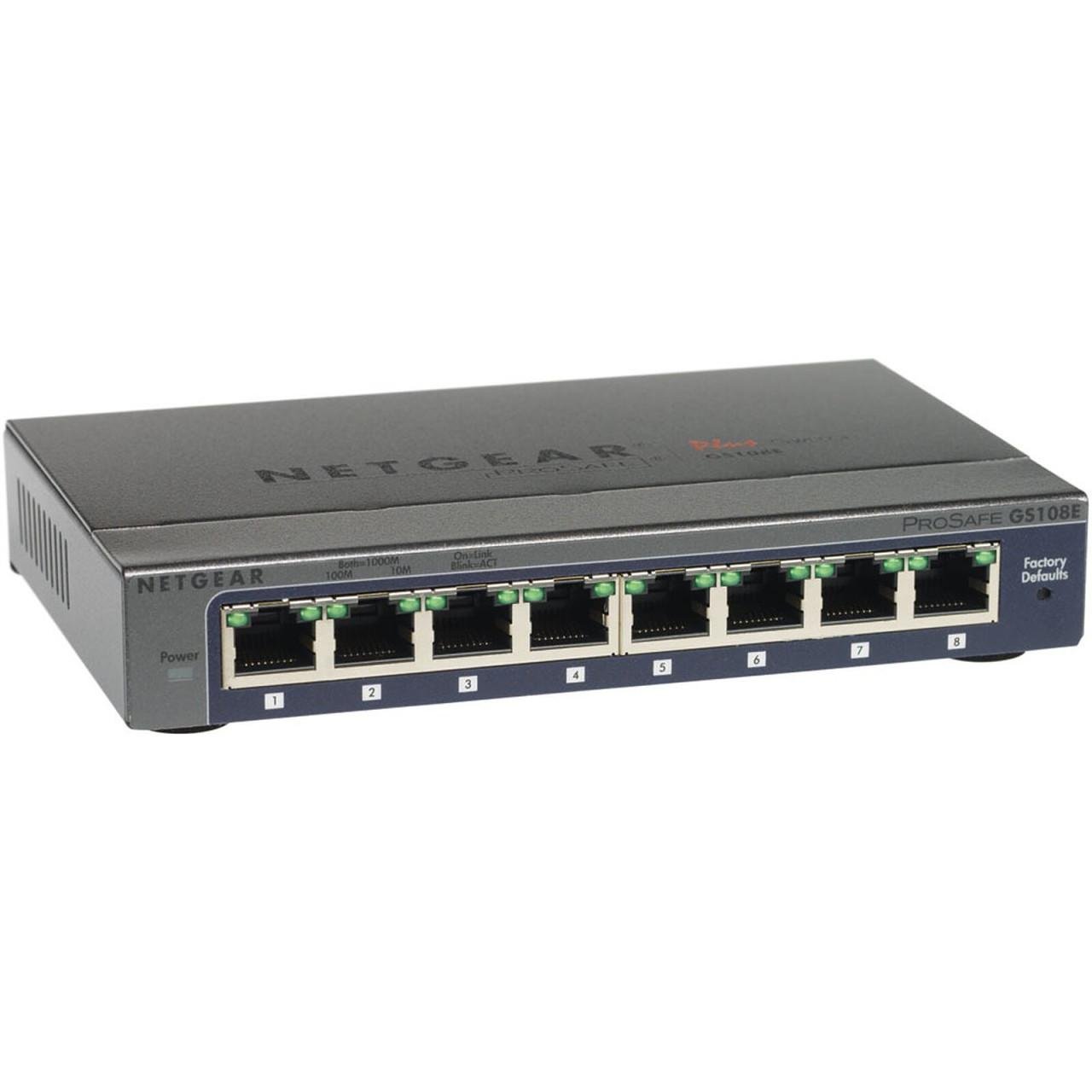 Netgear GS108E ProSafe Plus switch