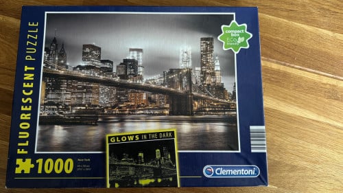 Puzzel New York Clementoni (Glow in the dark) 1000 stukjes