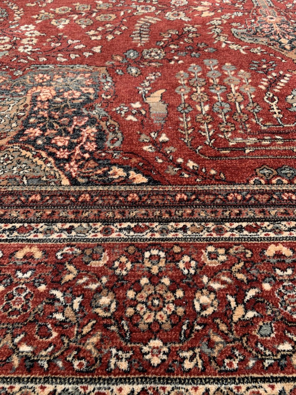 ✨Schitterend Sfeervol Vintage Vloerkleed van Zuiver Scheerwol✨