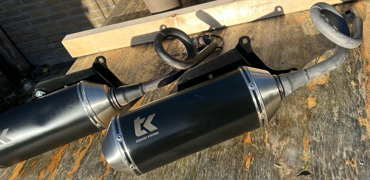 Uitlaat ovaal Gmax Piaggio Zip 4t [euro4/5] Turbokit