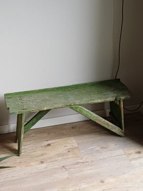 Brocante bankje