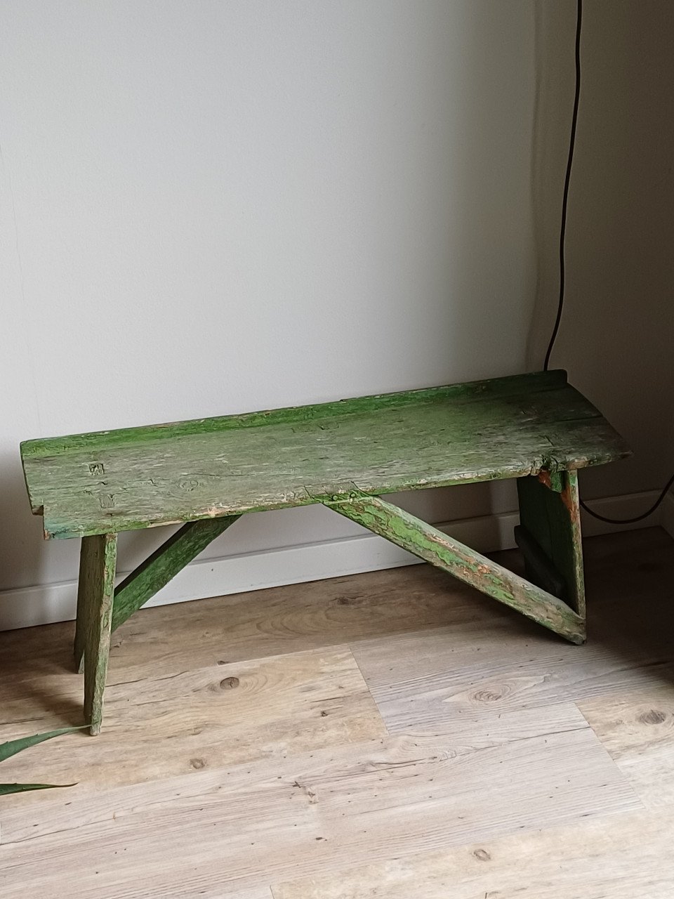Brocante bankje