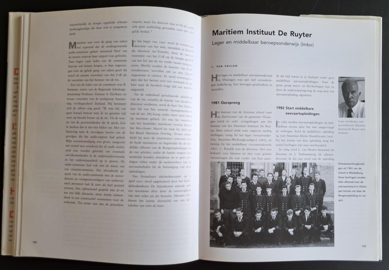 TERUGBLIKKEN - honderd jaar zeevaartonderwijs in Vlissingen 1903-2003