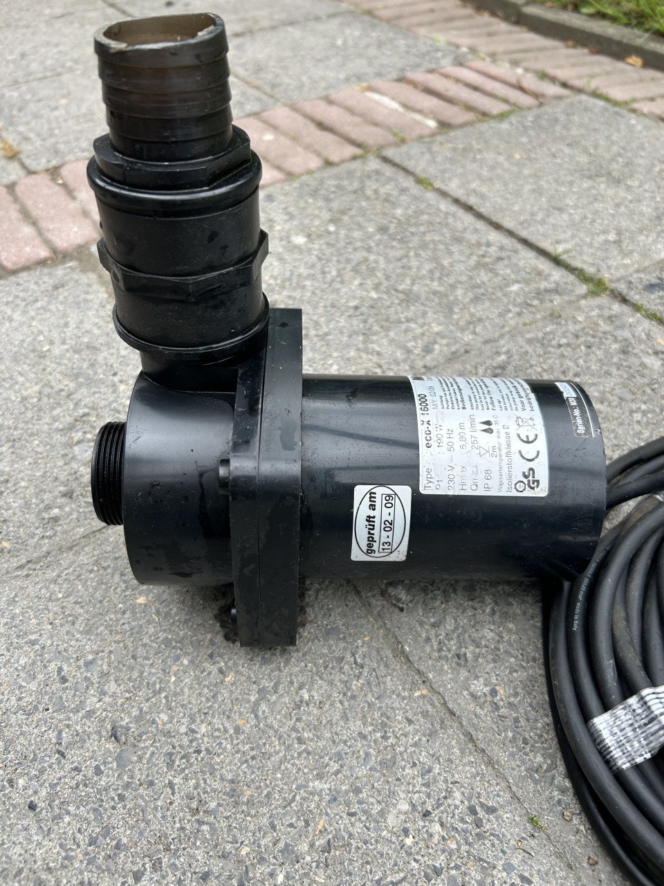 Te koop Messner eco x 16000 sterke en zuinige Vijverpomp 16000 lpu
