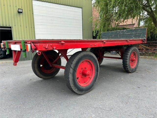 Hooi wagen - Platte kar