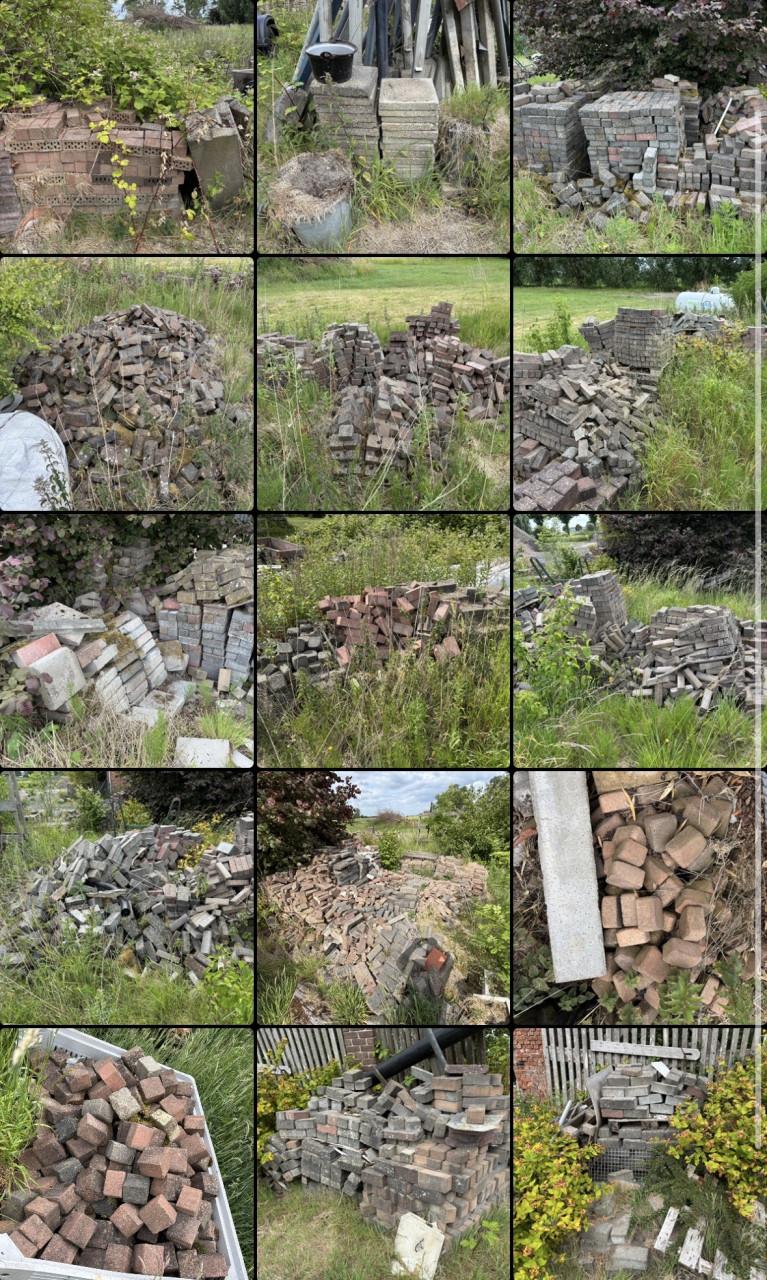 Beton klinkers stoeptegels waaltjes etc