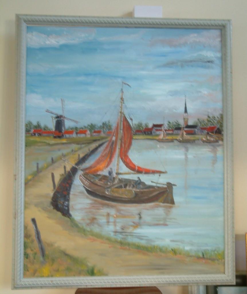 Haven -en oudere zeilers Visserij