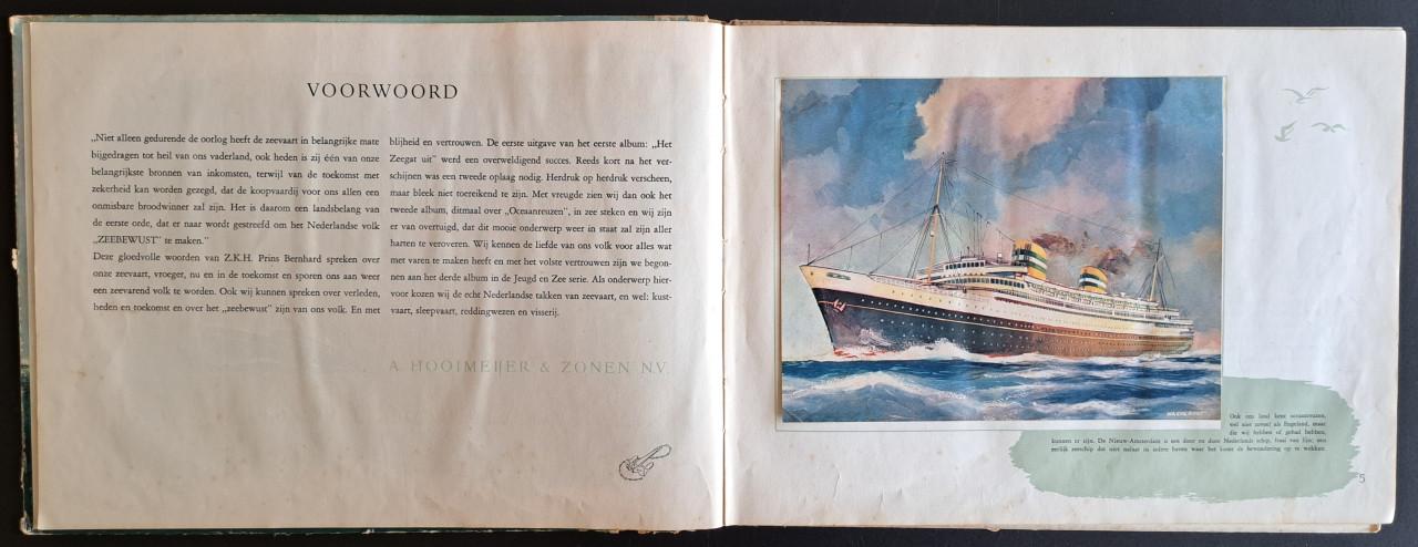 OCEAANREUZEN met Hooimeijer plakplaatjes compleet - 1953