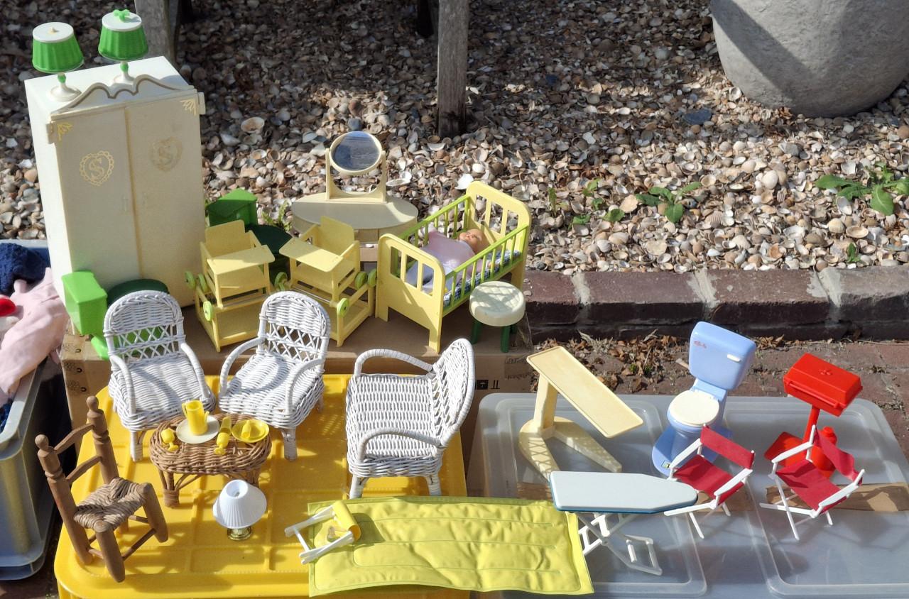 Vintage Barbie Sindy Fleur meubeltjes