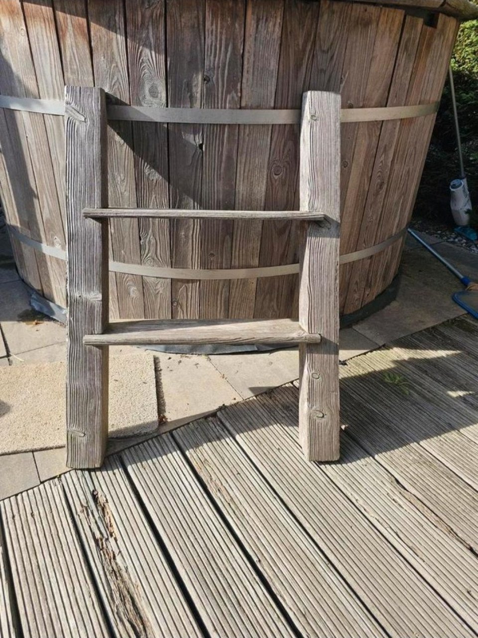 Hottub hout gestookt