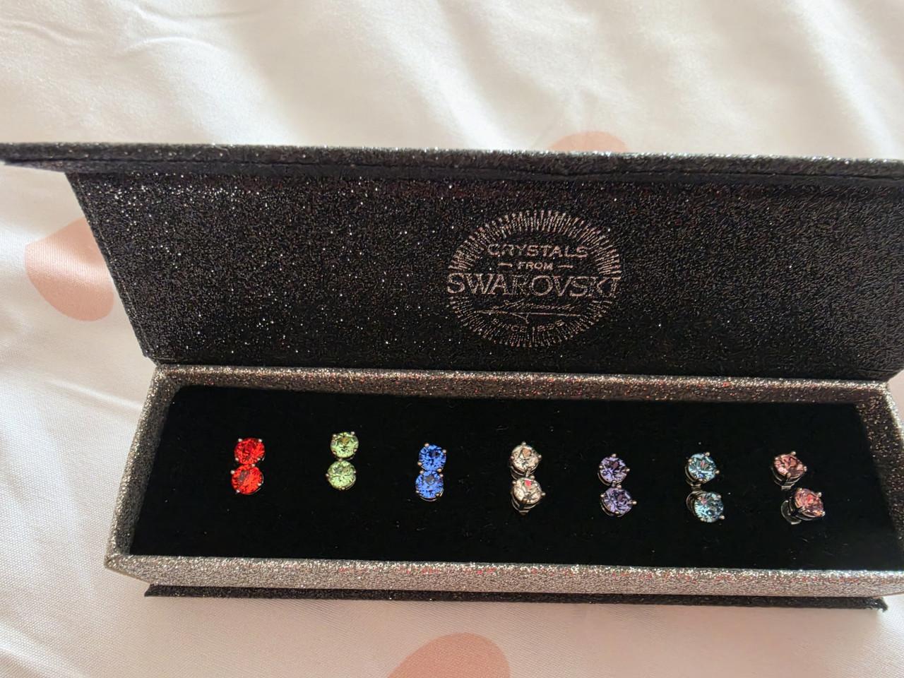 Swarovski oorbellenset 7 paar!!