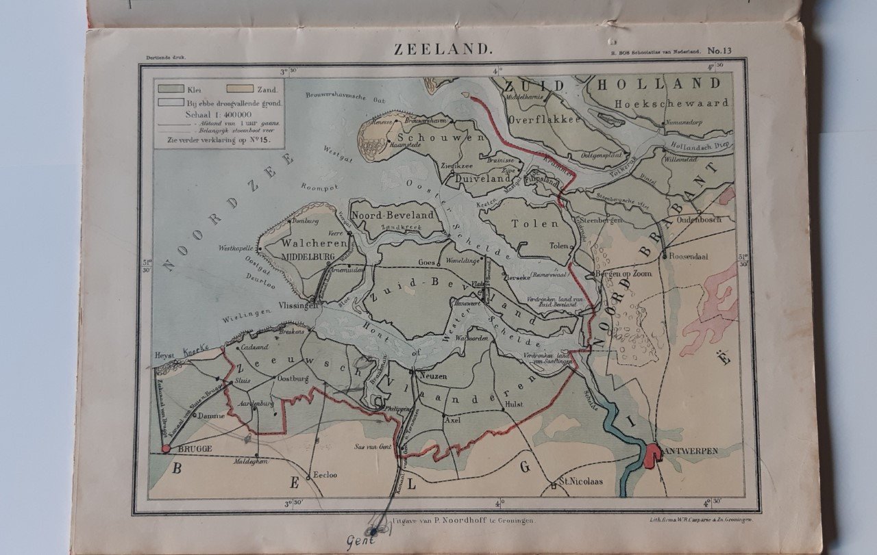 Geillustreerde Schoolatlas van Nederland en Overzeesche bezittingen,1922