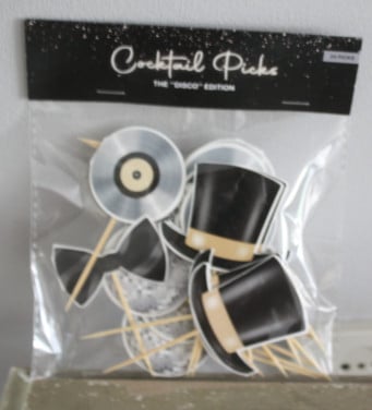 Nieuwe in verpakking coctail prikers disco