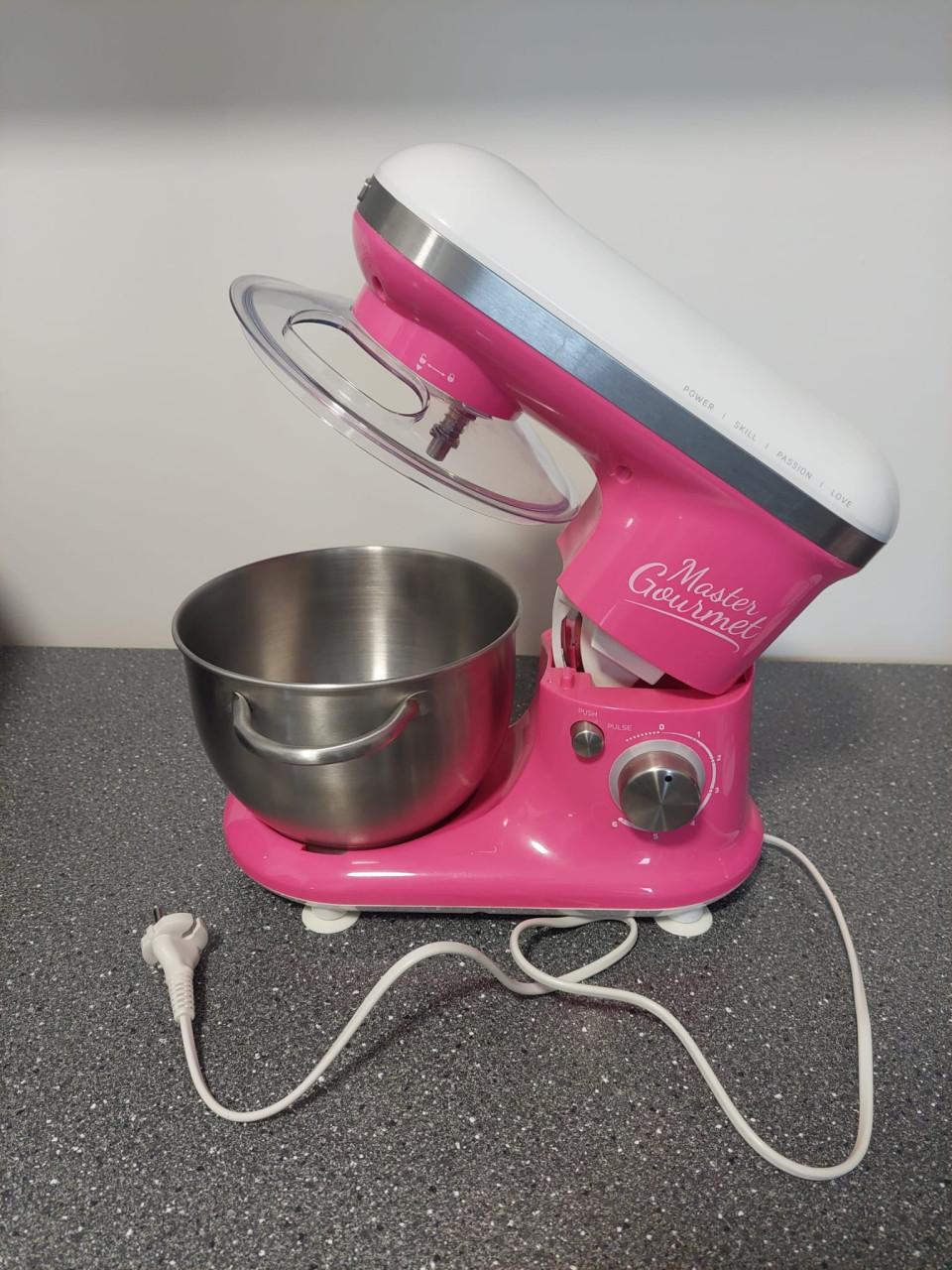 Roze keukenmachine / mixer | Master Gourmet