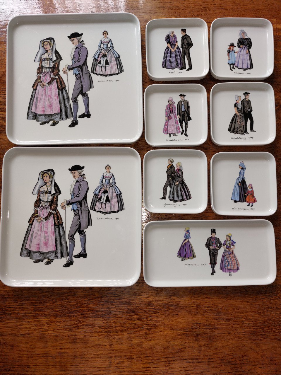 Villeroy & Boch gebaksset van 9