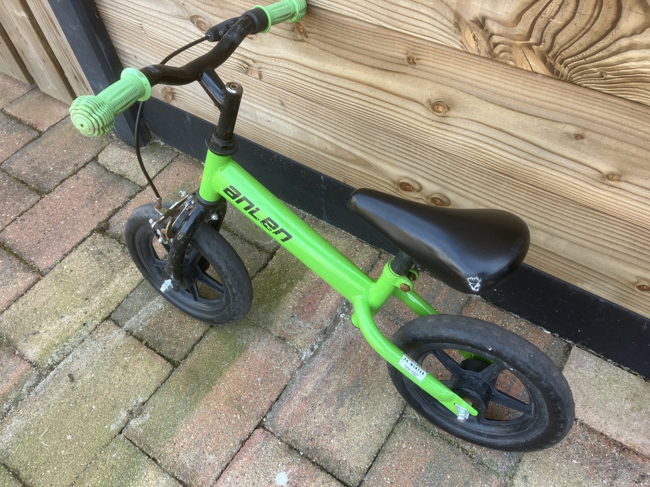 Loopfiets met rem!