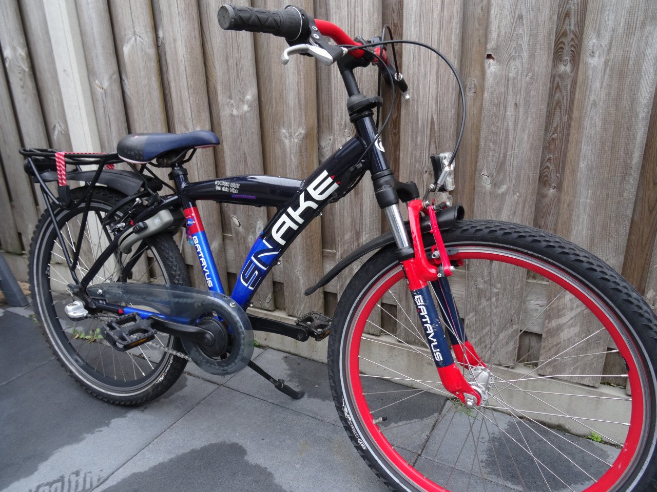 Batavus Snake 24 inch jongensfiets met 3 versnellingen