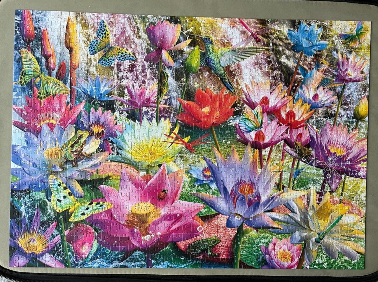 Puzzel Colourful Lillies