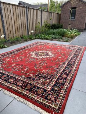 🥰Schitterend Groot Handgeknoopt Vintage Vloerkleed uit India🥰