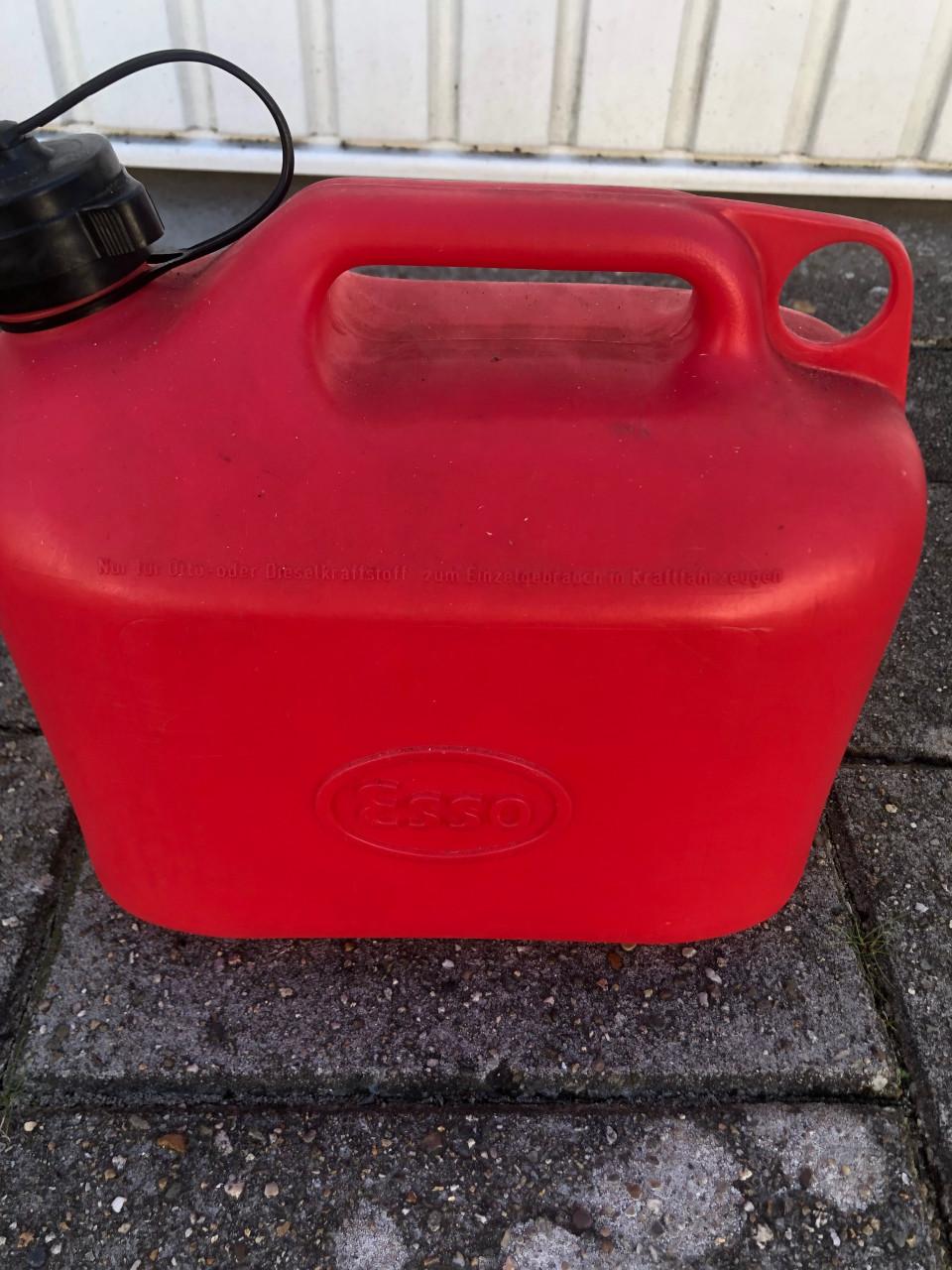 Rode Esso Jerrycan 5 Liter - Benzine/Diesel