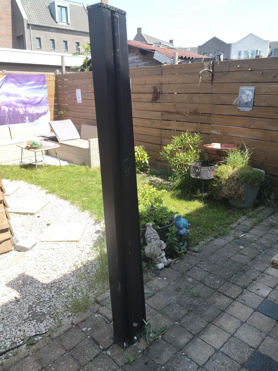 Uitschuifbaar windscherm