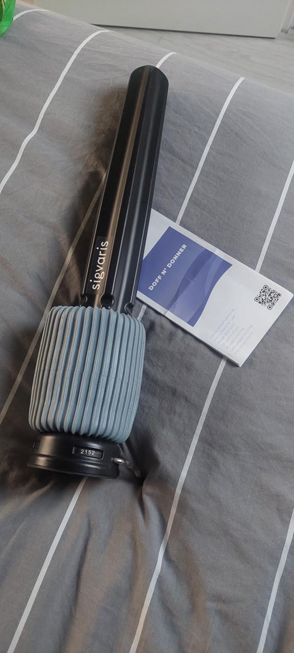 Aan en uittrekhulp steunkousen