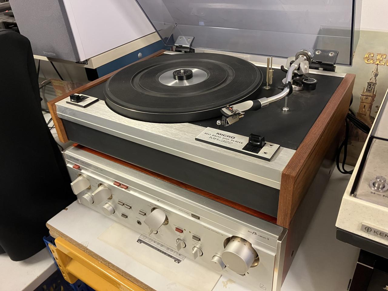 Micro Seiki MR-322 platenspeler draaitafel service garantie