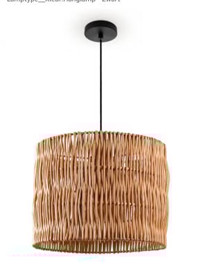 Hanglamp riet paco home
