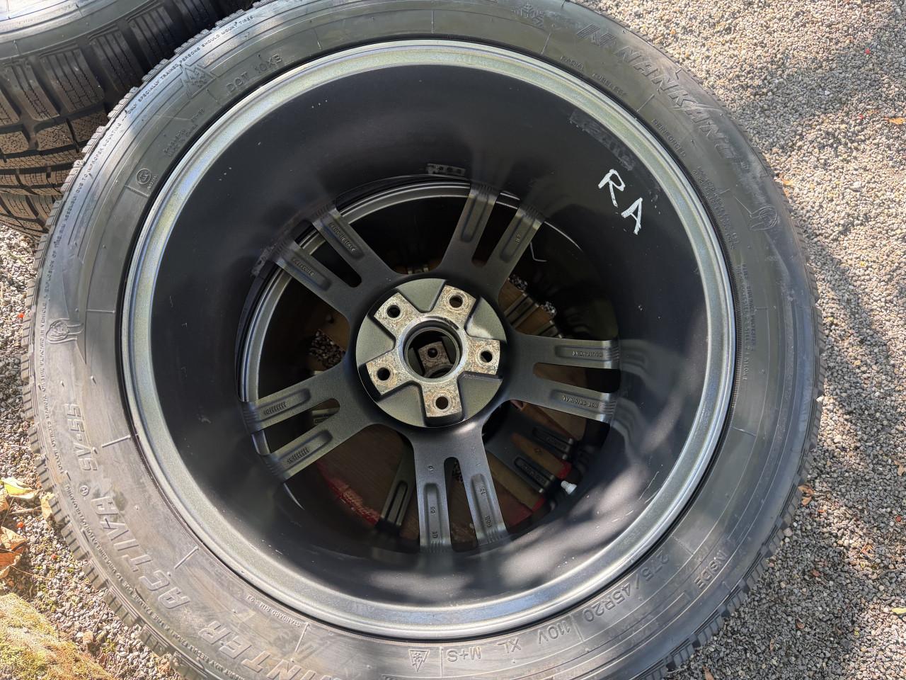 Italiaanse velgen met nieuwe winterbanden voor Porsche