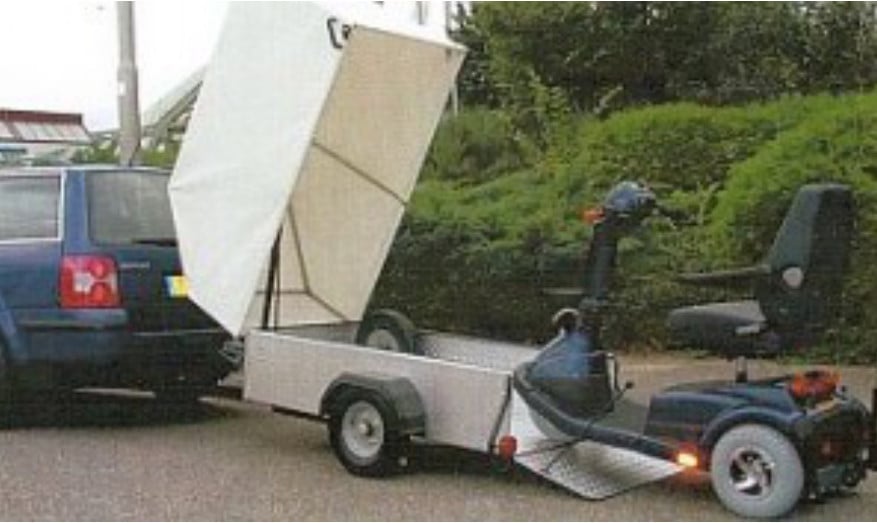 Gidding Holiday car scootmobiel aanhanger