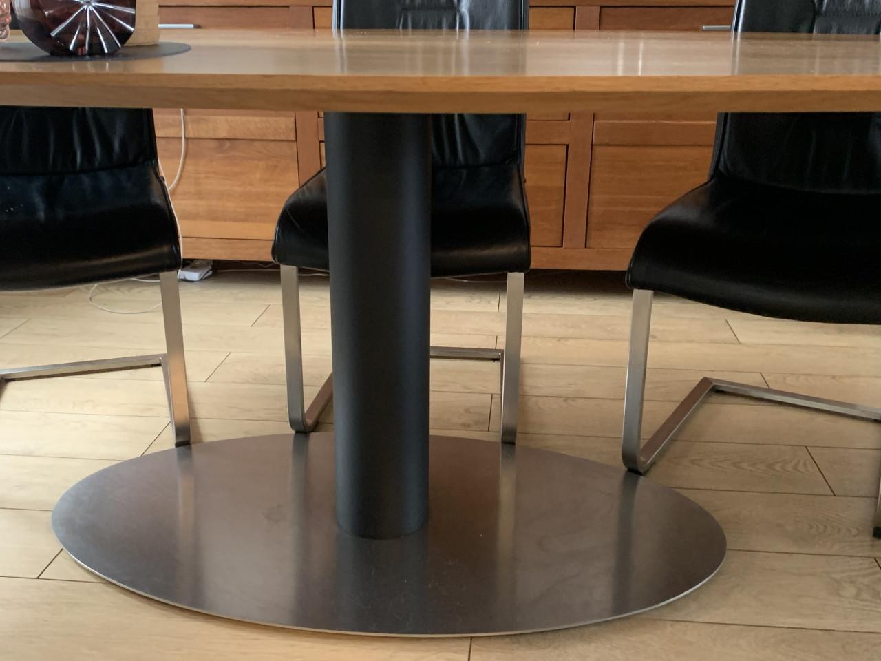 Eettafel ovaal 240cm, eventueel met 6 stoelen