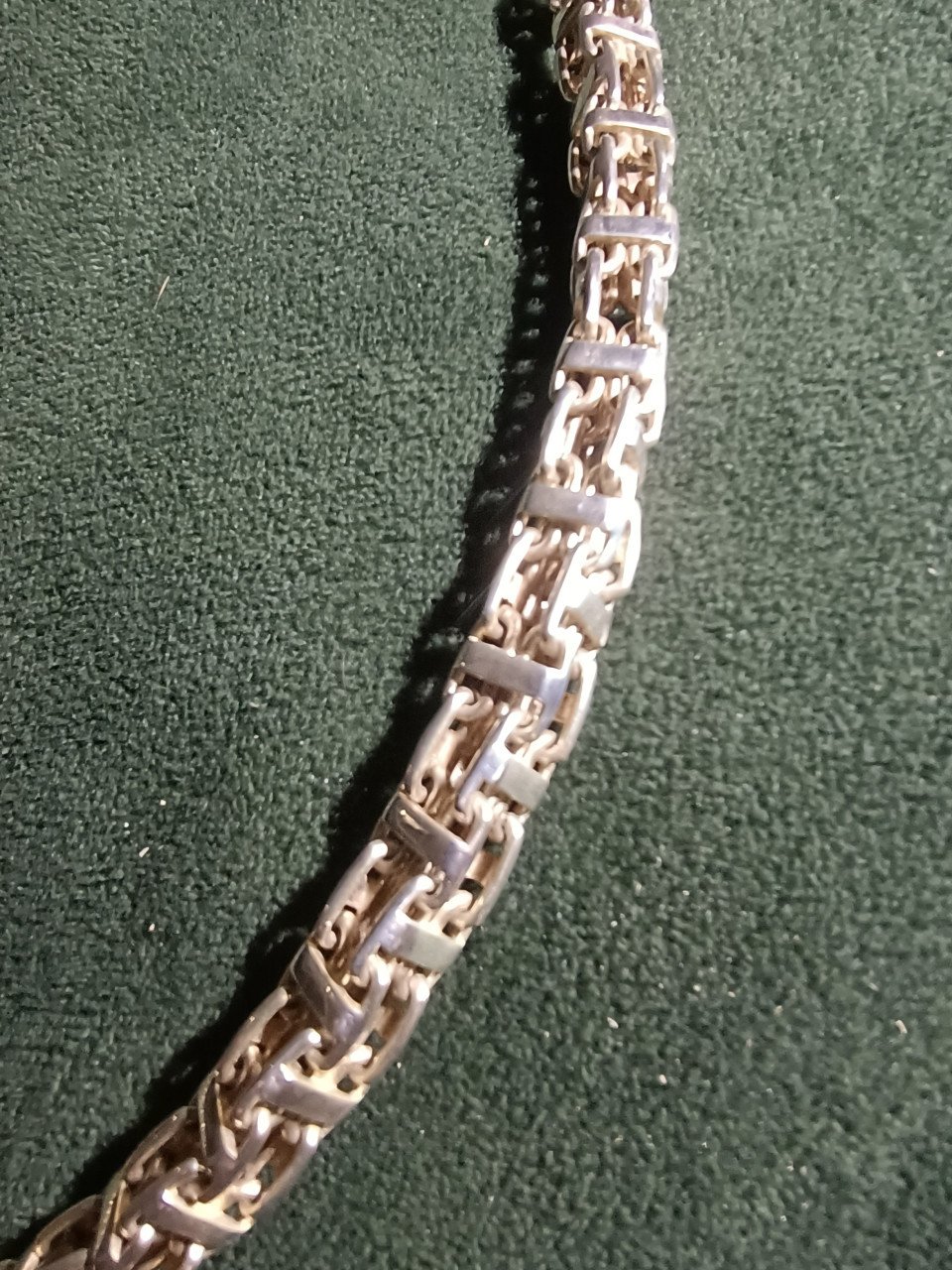 925 sterling zilveren Magnum ketting bijna 1cm breed