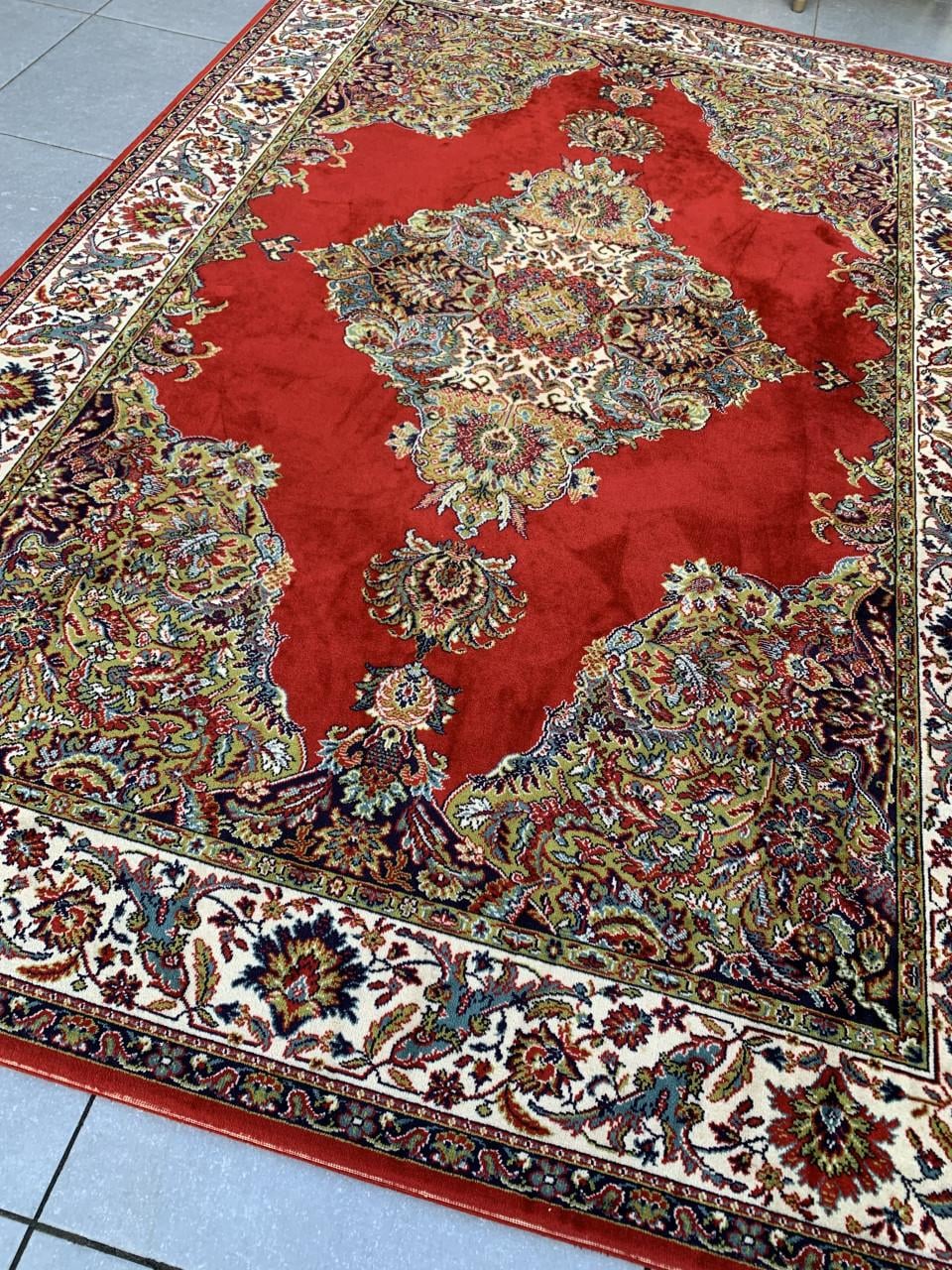 ✨Schitterend Kleurrijk Vintage Vloerkleed van Zuiver Scheerwol ✨