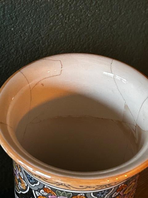 Polychrome vazen Petrus Regout