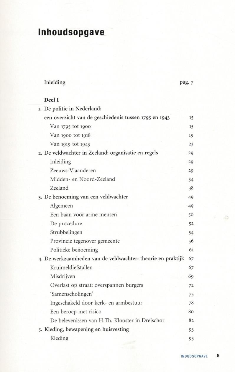 Bromsnor in Zeeland. Geschiedenis van de gemeenteveldwacht. 1795-1943
