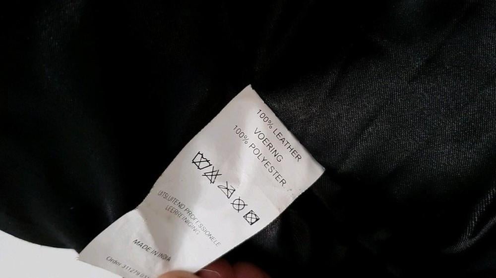 PROMISS: Prachtig zwart lederen jackje maat L