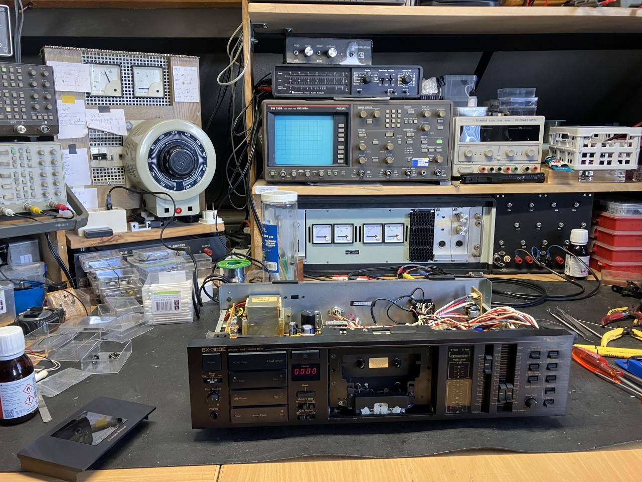 Nakamichi BX-300 cassettedeck direct drive dual capstan 3 heads garantie