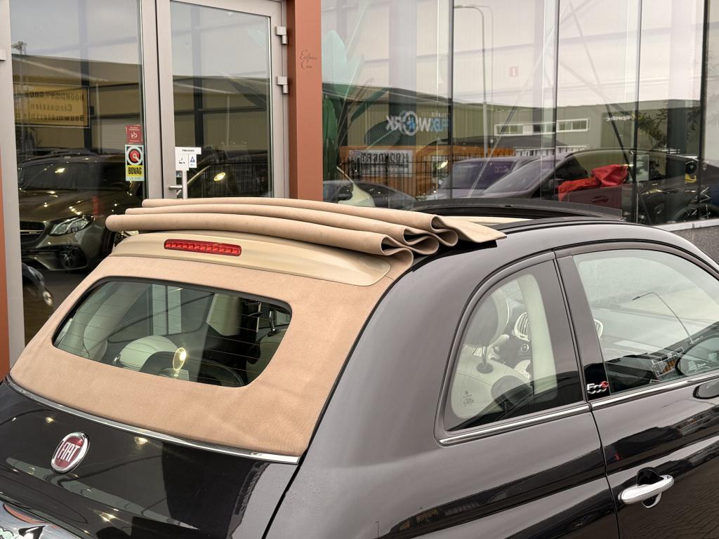 Fiat 500 cabrio lounge 1.2 | automaat | parkeersensoren | led | bluetooth |