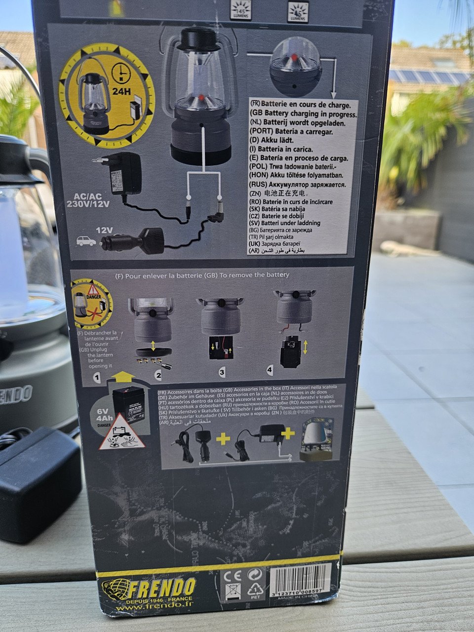 Nieuwe Frendo tuin, kampeer, outdoor lantaarn, oplaadbaar LED....